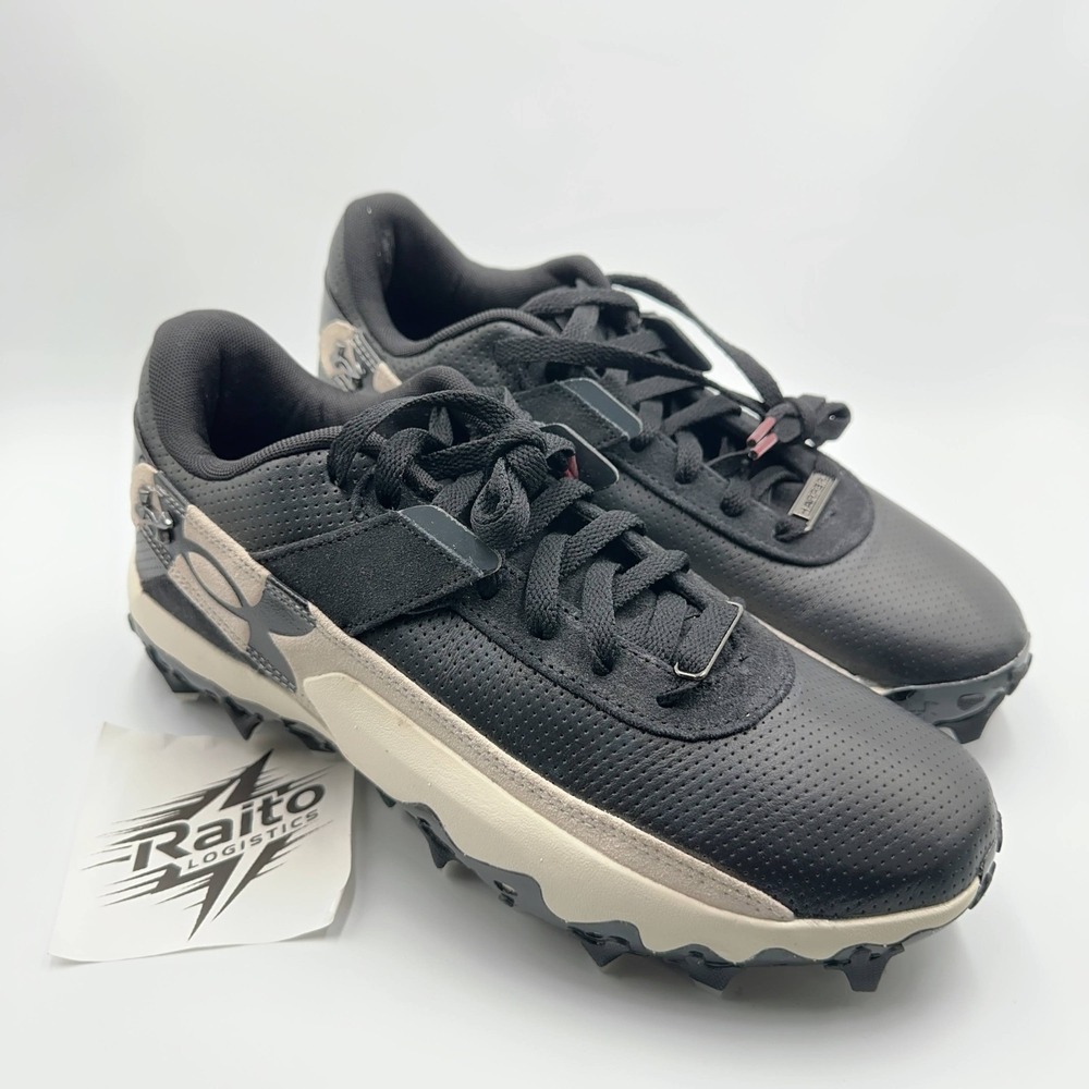 Mens Size 9 Under Armour Baseball Cleats UA Harper 10 Pro TPU Black 6010136-001